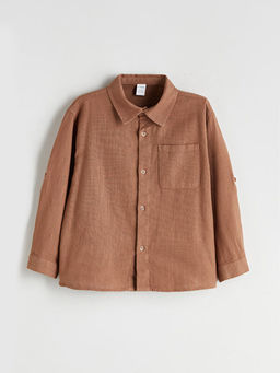 Uzun Kollu Erkek ?ocuk G?mlek