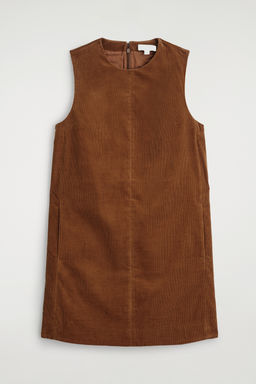 VESTIDO CORTO DE PANA