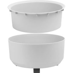 Кашпо Грация прайм 2,25л Белый со вставкой Турция (уп.12) - Ортон фото 3