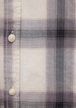 Kareli Gri Shirt - Mavi фото 6