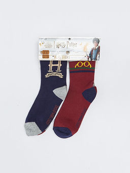 Harry Potter Desenli Erkek ?ocuk Soket ?orap 3l?
