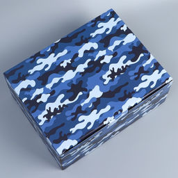 Цена за 2 шт. Коробка подарочная сборная, упаковка, «Милитари», 30×23×12 см