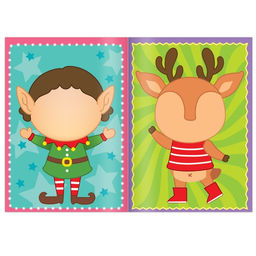 Книга с наклейками Новогодние чудики, 12 стр. - Буква-ленд фото 2