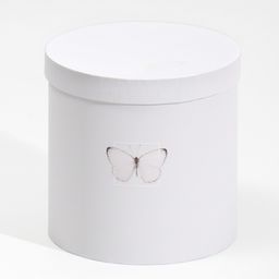 Набор круглых подарочных коробок 5 в 1 Бабочки, 23 23 25 15 15 15 см - Дарите счастье фото 26