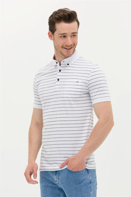 U. S. Polo Assn Мужская белая футболка с воротником-поло Неожиданная скидка в корзине - U.s. polo assn фото 3