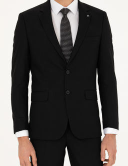 Черный костюм узкого кроя - Cacharel фото 13