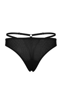 Siyah-Beyaz-K?rm?z? 3lu Tul Aksesuar Detayl? String Kulot THMSS26KU00013