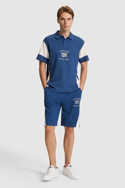 Erkek Lacivert Comfort Fit Polo Yaka Ti__rt