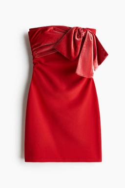 Vestido de tubo con lazo