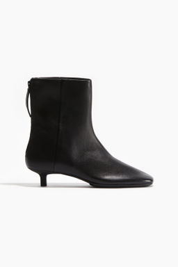 Botines de piel con tac?n