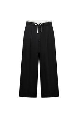 WIDE-LEG TROUSERS WITH DOUBLE WAISTBAND - Zara фото 50