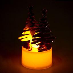 Цена за 12 шт. Свеча новогодняя светодиодная «Ёлочка»
