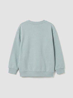 Mickey Mouse Bask?l? Erkek ?ocuk Kal?n Sweatshirt