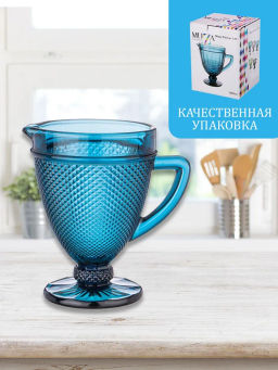 Кувшин Лимонадница Muza Color Гранат 1300 мл. / высота=20 см 781-166 - Арти-м фото 3