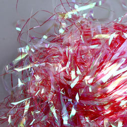 Набор для творчества и декора «Перья белые + наполнитель», красный