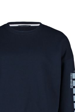 TRENDYOL MAN Siyah Oversize/Genis Kesim Yaz? S?rt Bask?l? Sweatshirt TMNAW22SW0801 - Trendyolmilla фото 7