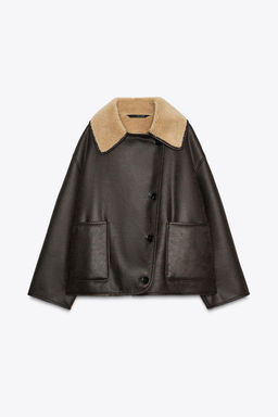 ZW COLLECTION DOUBLE-FACED JACKET - Zara фото 7