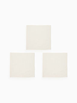 Набор махровых полотенец Merry Christmas, 3 шт., бежевые, 30×30 см, хлопок 340 г/м²