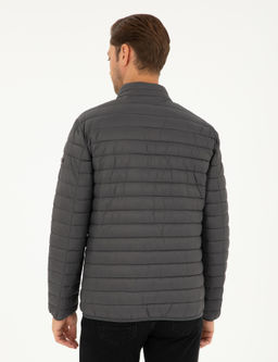 Antrasit Kapitone Spor Mont - Pierre cardin фото 5