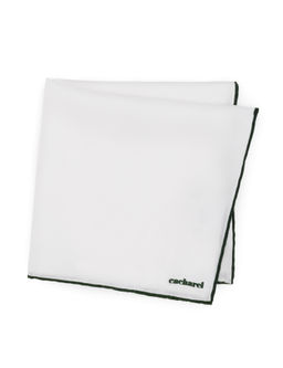 Зеленый базовый шелковый платок - Cacharel фото 2