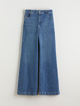 Wideleg Kad?n Jean Pantolon