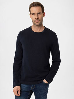 Bisiklet Yaka Erkek Triko Kazak