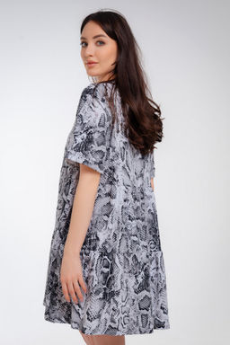 Платье женское из кулирки Бохо кобра