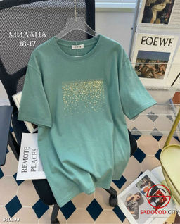 Футболка со стразами и рисунком - Bruno фото 6