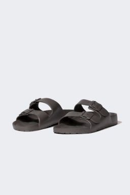 Erkek Duz Taban Cift Bantl? Eva Terlik