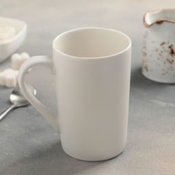 Кружка Доляна Романтика медведей, 380 мл, фарфор, белая