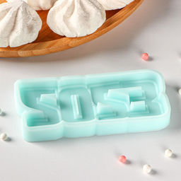 Силиконовая форма 2023, 10,5?4,3?0,9 см, бирюзовая - Simaland фото 3