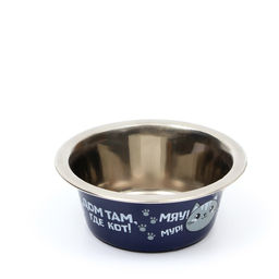 Миска стандартная Пижон. Дом там, где кот, 225 мл