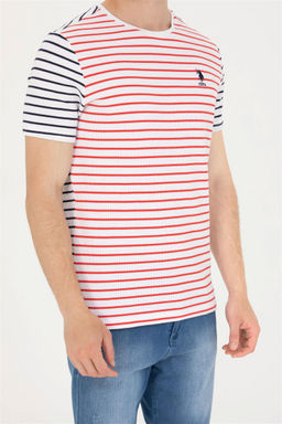 U. S. Polo Assn Мужская красная футболка с круглым вырезом - U.s. polo assn фото 13