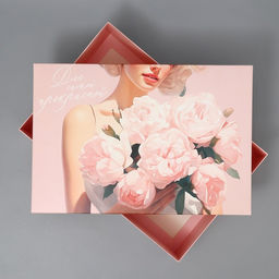 Цена за 2 шт. Коробка подарочная складная, упаковка, Самой прекрасной, 30?20?9 см