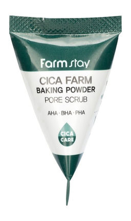 FS Cica Farm Baking Powder Pore Scrub, 7g*1ea - Очищающий скраб с центеллой 7г*1шт
