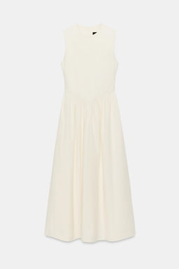 VESTIDO MIDI COMBINADO / Crudo - Zara фото 9