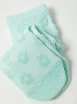 Цена за 2 пары. Носки Теплые CONTE COMFORT Махровые носки из хлопка с объемными рисунками бледно-бирюзовый - Conte elegant фото 7