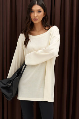 Джемпер Annette А998 из трикотажа молочный - Annete фото 4