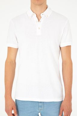 Мужская белая футболка Неожиданная скидка в корзине - U.s. polo assn фото 6