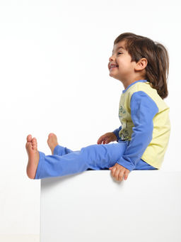 Пижама UD 1057 желтый/голубой