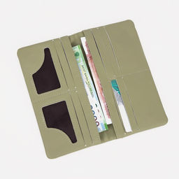 Кошелёк на магнитах, цвет зелёный - Simaland фото 4