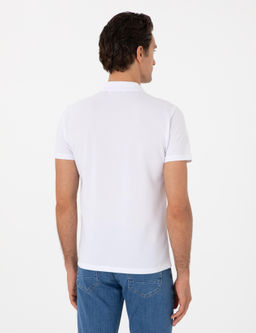 Beyaz Slim Fit Ti__rt - Cacharel фото 5