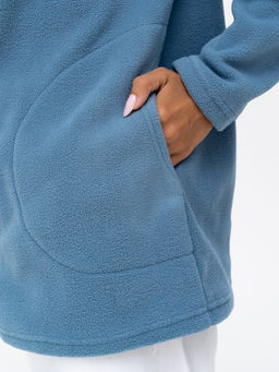 Толстовка флис.арт.673/1-21,серо-голубая - Binita фото 7