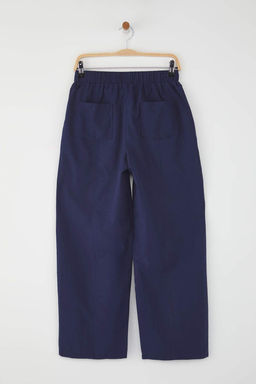 Trendyolmilla Lacivert Mat Dokulu Beli Lastikli Pantolon TWOSS25PL00120 фото 8