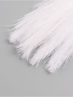 Цена за 5 шт. Искусственное растение для творчества «Ковыль», белый, 29 см