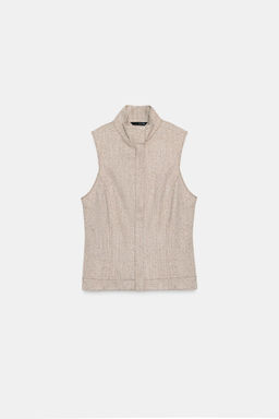 SLEEVELESS HIGH NECK TOP - Zara фото 5