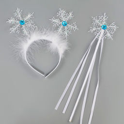 Карнавальный набор «Снежинка», ободок, жезл