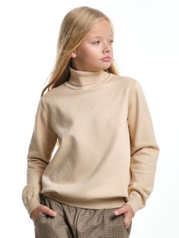 Джемпер (водолазка) 33-12240 бежевый