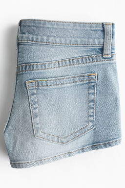 Minishorts denim de talle bajo - H&m фото 6
