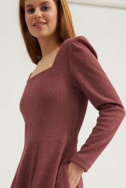 Платье в рубчик OD-670-3